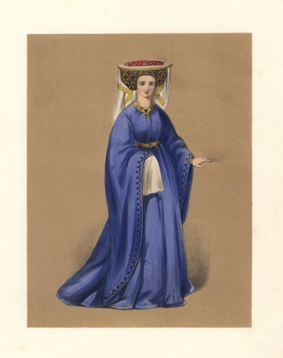 Mode tijdens de regeerperiodes van Koning Hendrik IV en V, illustratie uit 