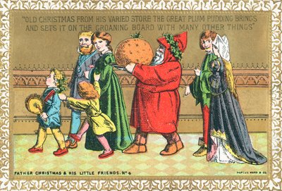 Kerstman en Zijn Kleine Vrienden Nr. 4, Kerstkaart door English School