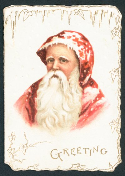 Kerstman, Kerstkaart door English School