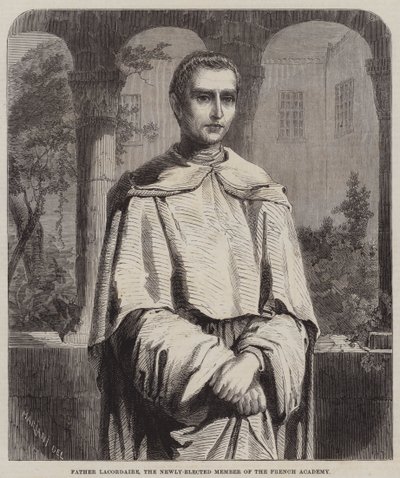 Vader Lacordaire, het Nieuwgekozen Lid van de Franse Academie door English School