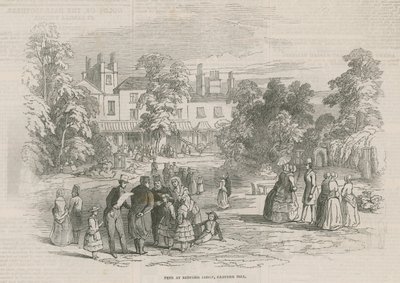 Feest in Bedford Lodge, Campden Hill, Londen door English School