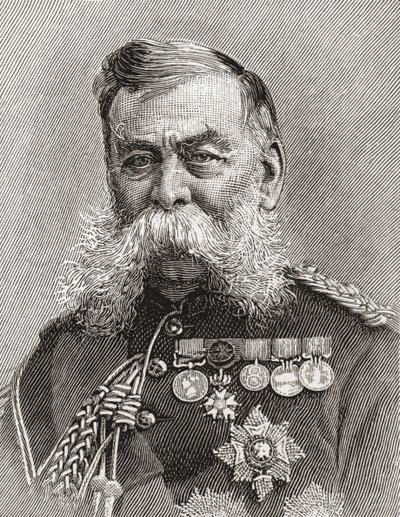 Veldmaarschalk Sir John Linthorn Arabin Simmons door English School