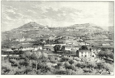 Fiesole (gravure) door English School