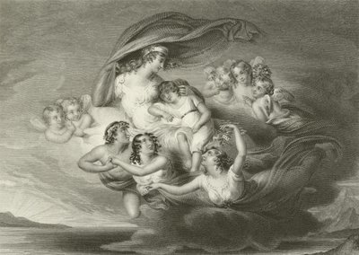De vlucht van Venus met Ascanius door English School