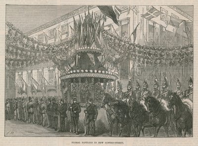 Floraal Paviljoen in New Oxford Street door English School