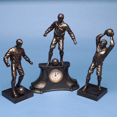 Voetballers, een klokset door English School