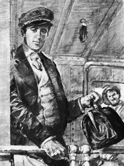 Jarenlang zeilde Joseph Conrad over de oceanen van de wereld in de Britse koopvaardij door English School