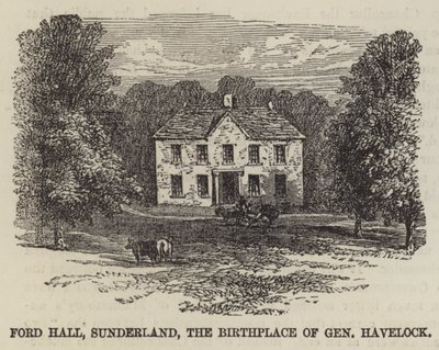 Ford Hall, Sunderland, de Geboorteplaats van Generaal Havelock door English School