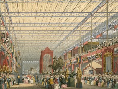 Buitenlandse schip van De Grote Tentoonstelling van 1851 door English School