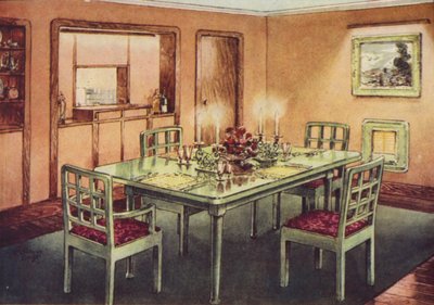 Formele eetkamer door English School