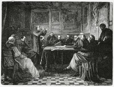 Oprichting van de Orde van de Jezuïeten in 1540, 1882 door English School