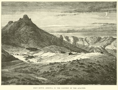 Fort Bowie, Arizona, in het land van de Apachen door English School