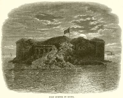 Fort Sumter in puin door English School