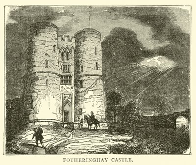 Kasteel Fotheringhay door English School