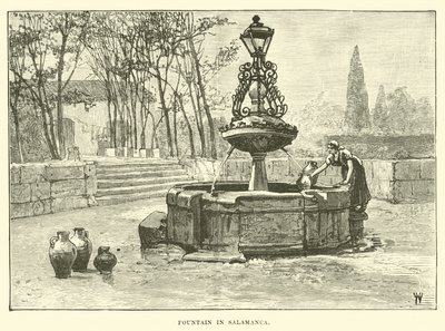 Fontein in Salamanca door English School