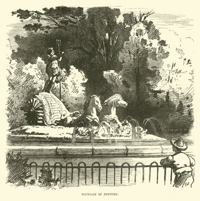 Fontein van Neptunus door English School