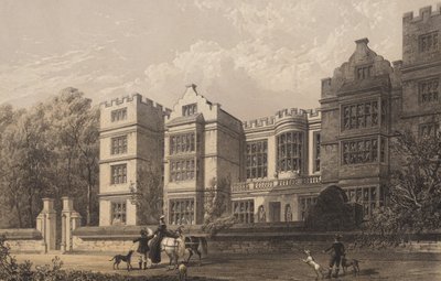 Fountains Hall, Yorkshire door English School
