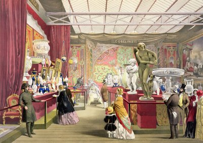 Frankrijk nr. 3, uit Dickinsons Comprehensive Pictures of the Great Exhibition of 1851, gepubliceerd 1854 door English School