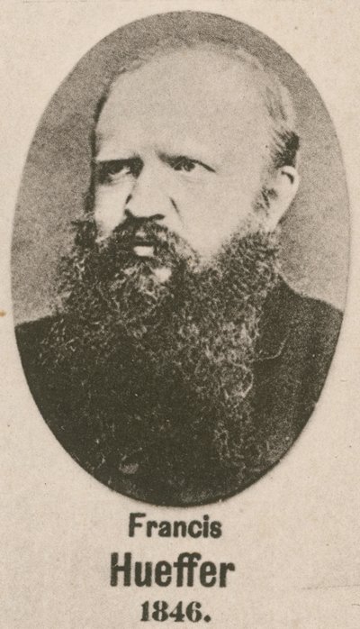 Francis Hueffer door English School