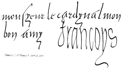 Francis I van Frankrijk, geb. 1494, overl. 1547 door English School