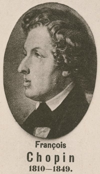 Francois Chopin door English School