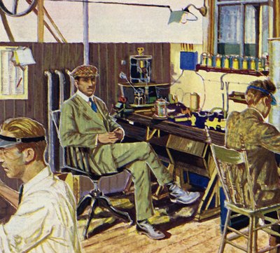 Fred Royce richtte een fabriek op om elektrische apparatuur te maken door English School