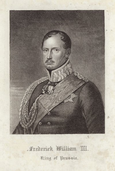 Frederik Willem III door English School