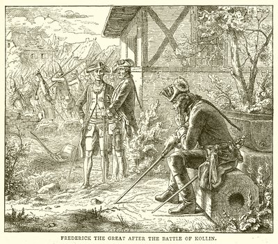 Frederik de Grote na de slag bij Kollin door English School