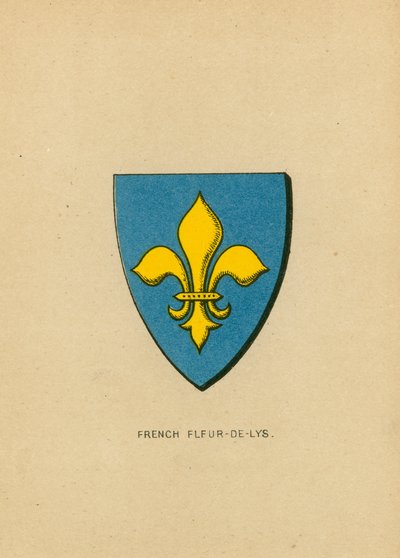 Franse Fleur-de-Lys door English School