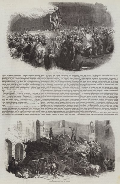 Franse Revolutie van 1848 door English School