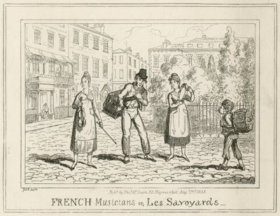Franse muzikanten of Les Savoyards door English School