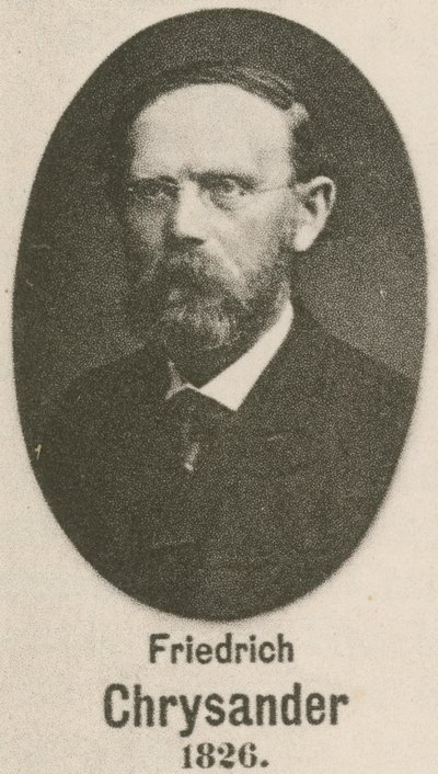 Friedrich Chrysander door English School