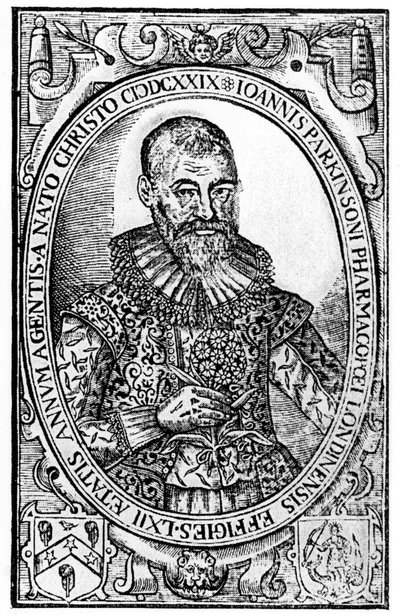 Frontispice voor Paradisi in Sole Paradisus Terrestris door John Parkinson, gepubliceerd 1629 door English School