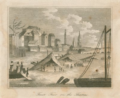 Frost Fair van 1814 door English School