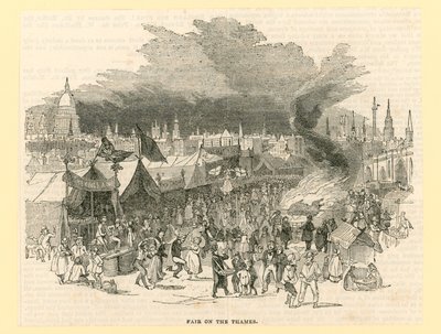 Frost Fair van 1814 door English School