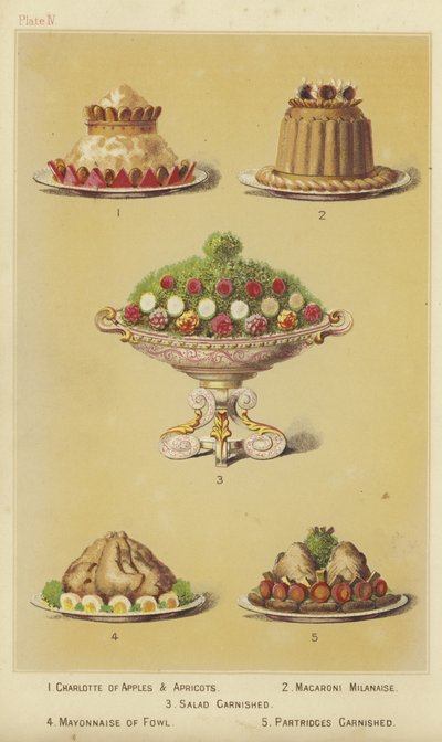 Fruit- en gevogelteschotels door English School