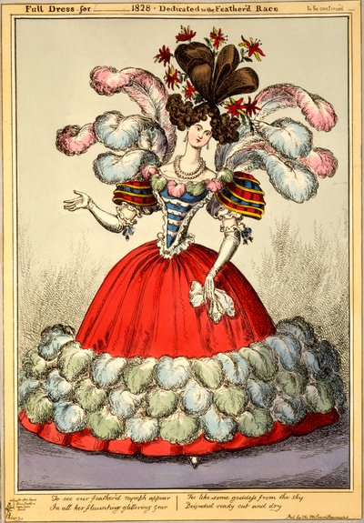 Volledige Kleding voor _ 1828 - Gewijd aan het Gevederde Ras, 1828 door English School