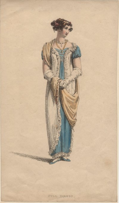 Volledige jurk, 1817 door English School