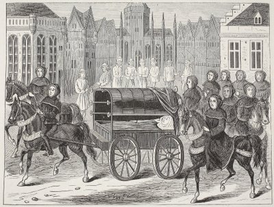 Begrafenis van Richard II door English School