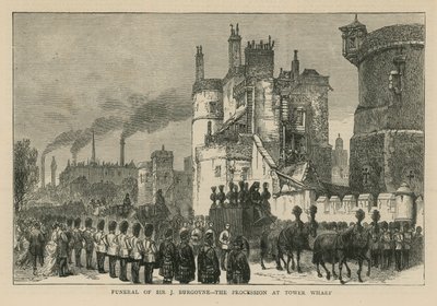 Begrafenis van Sir John Fox Burgoyne door English School