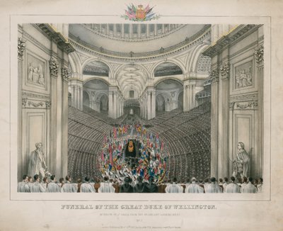 Begrafenis van de Grote Hertog van Wellington door English School