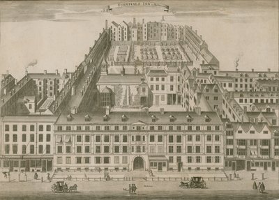 Furnivals Inn, Holborn, Londen door English School