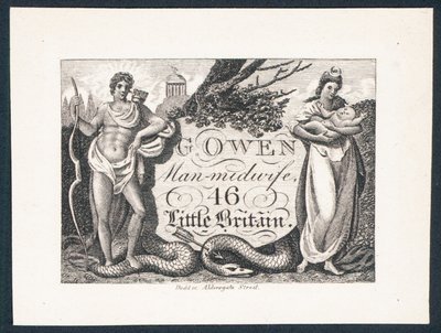 G Owen, vroedvrouw door English School
