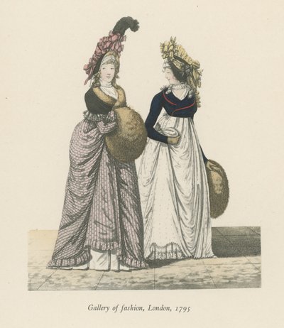 Gallery of Fashion, Londen, 1795 door English School