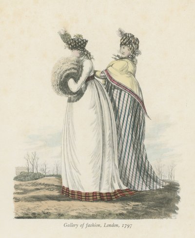 Gallery of Fashion, Londen, 1797 door English School