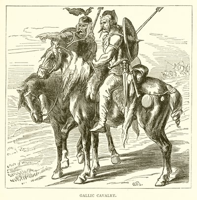 Gallische cavalerie door English School