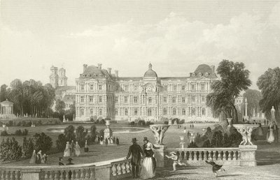 Tuin - Voorkant van het Luxemburg - Parijs door English School
