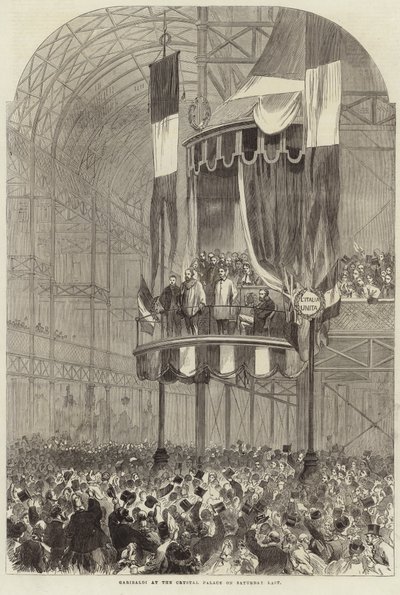 Garibaldi in het Crystal Palace Afgelopen Zaterdag door English School