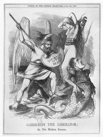 Garibaldi de Bevrijder, of De Moderne Perseus, uit 