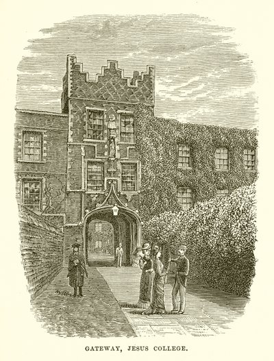 Poort, Jesus College door English School